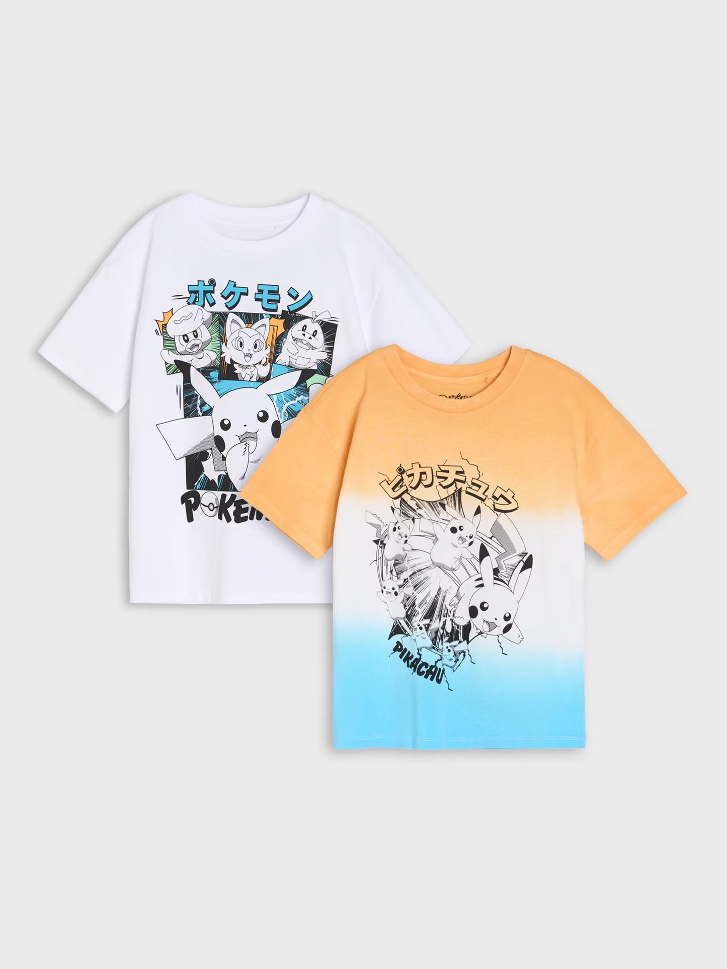 Lot de 2 t-shirts pokemon