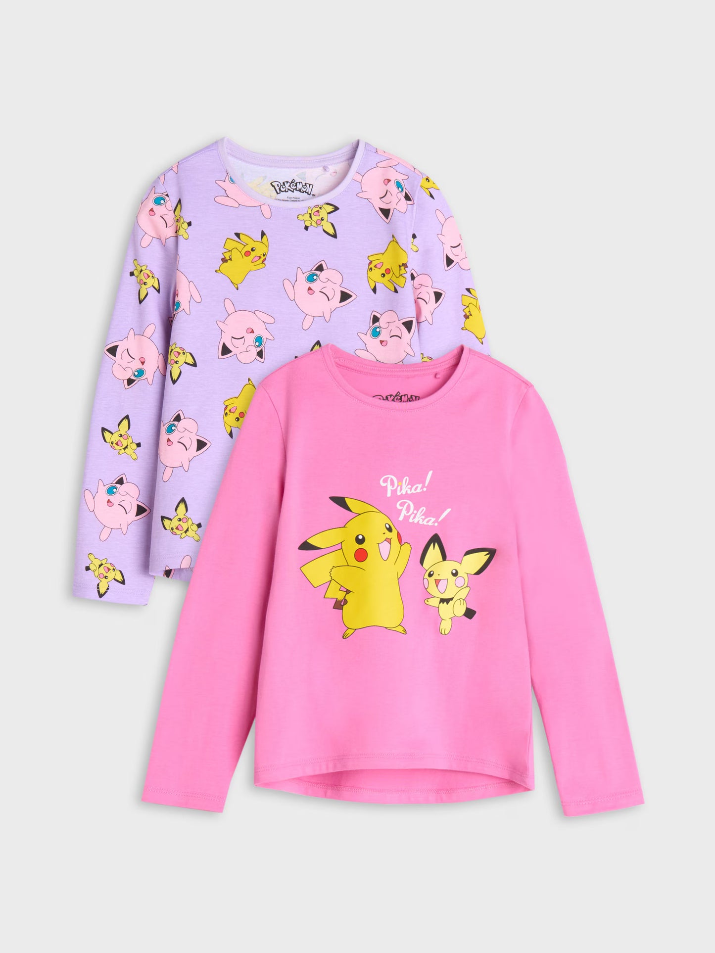 Lot de 2 manches longues pokemon