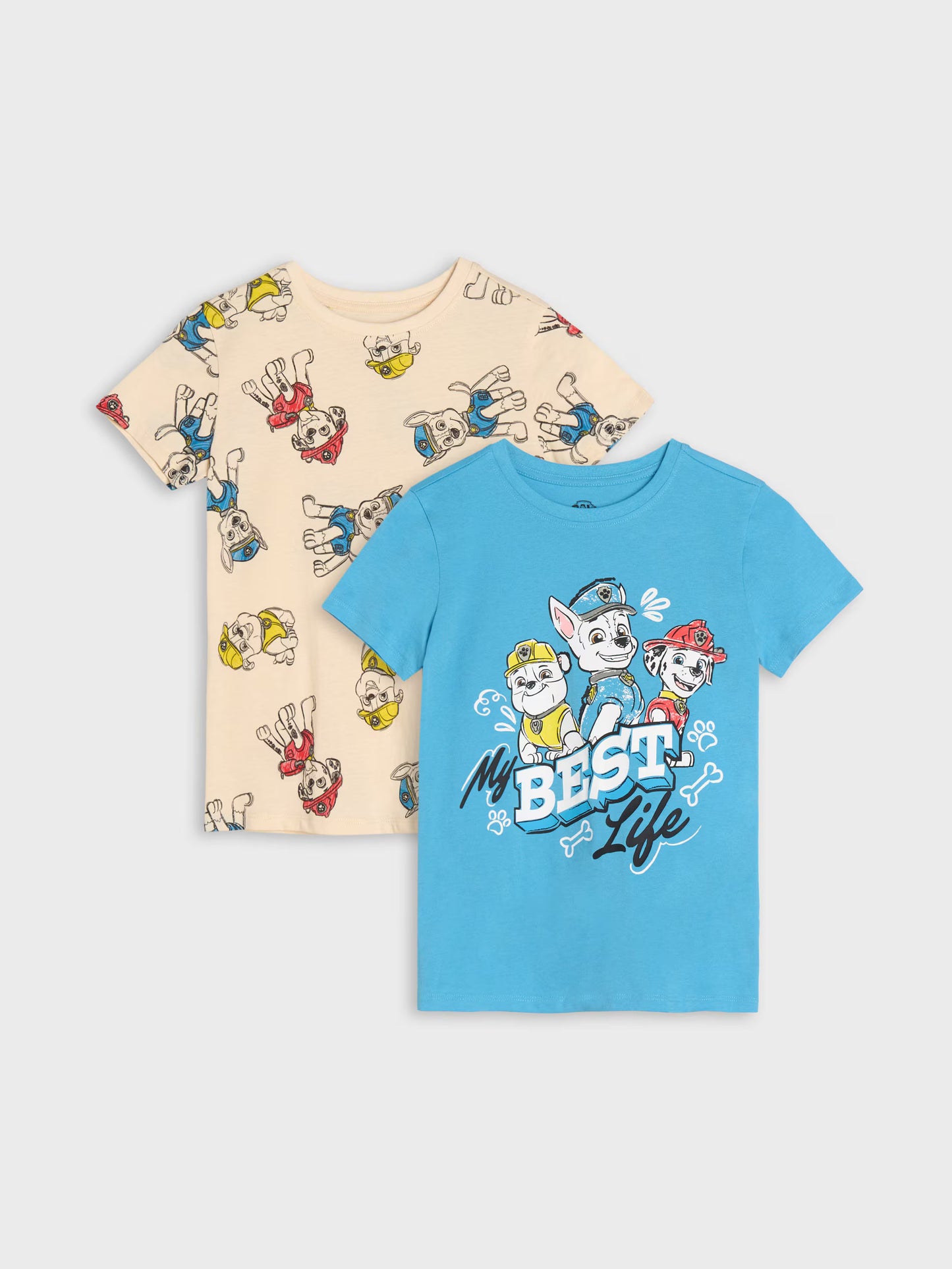 Lot de 2 T-shirts pat patrouille