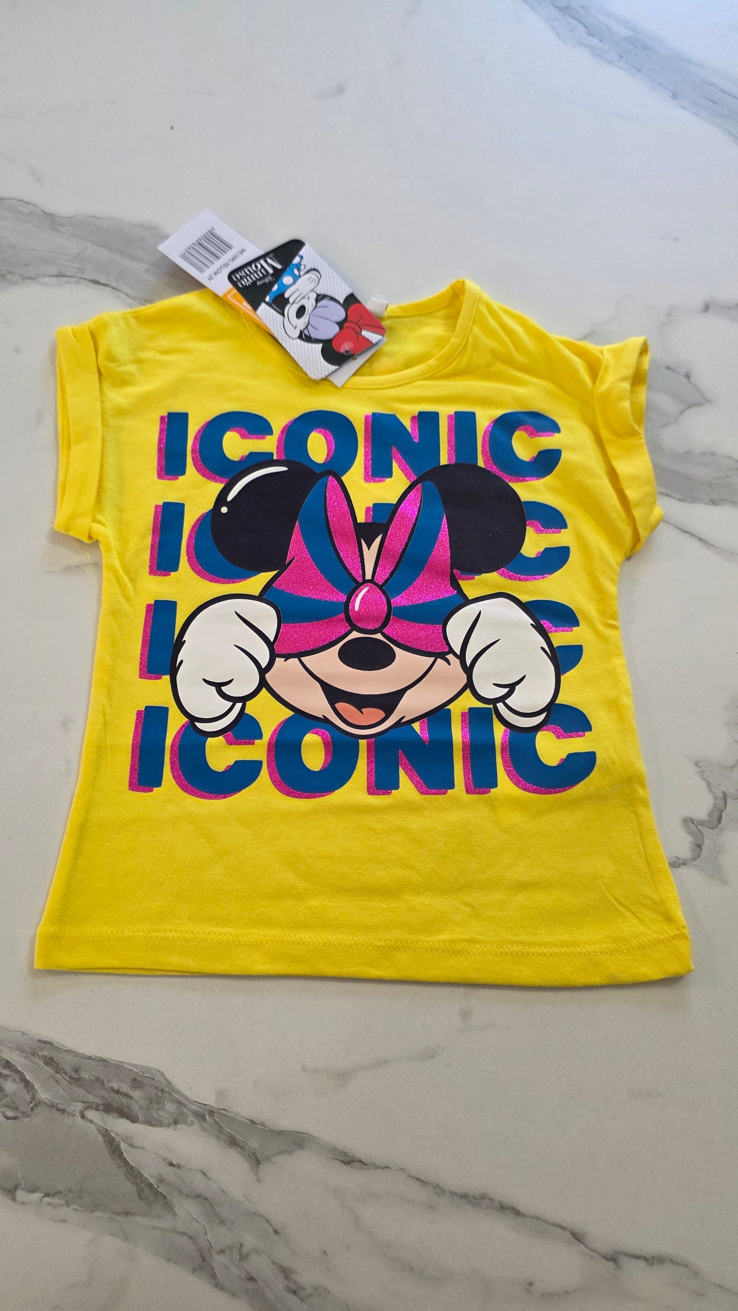 T-shirt minnie jaune