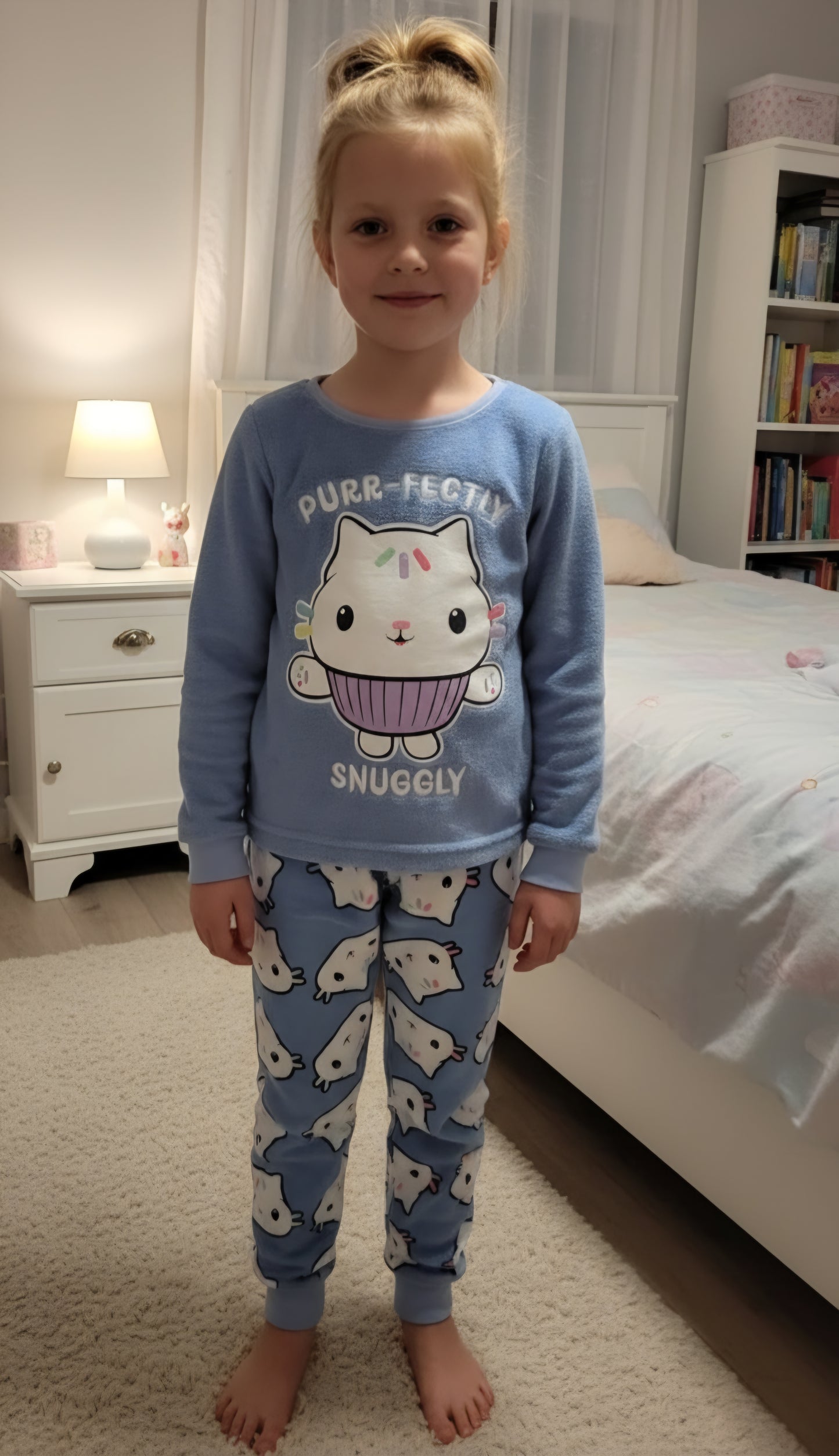 Pyjama Gabby chat bleu