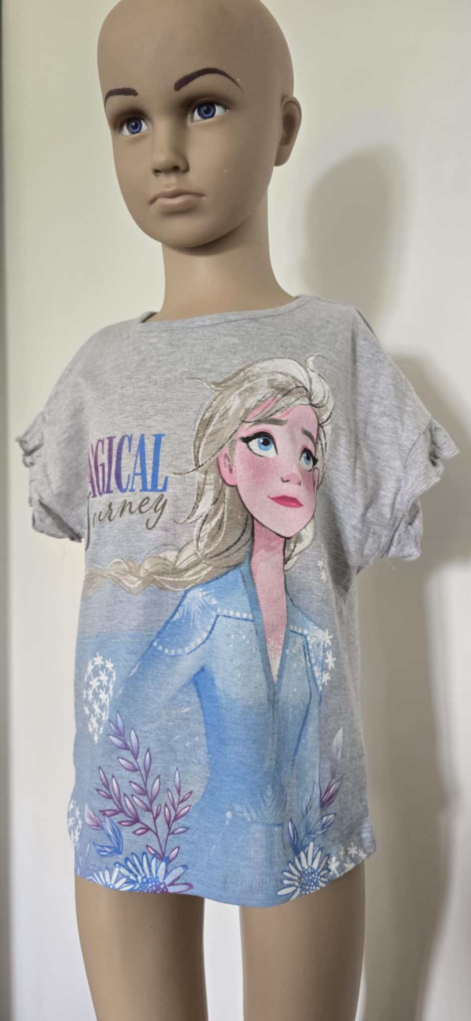 T-shirt reine des neiges gris