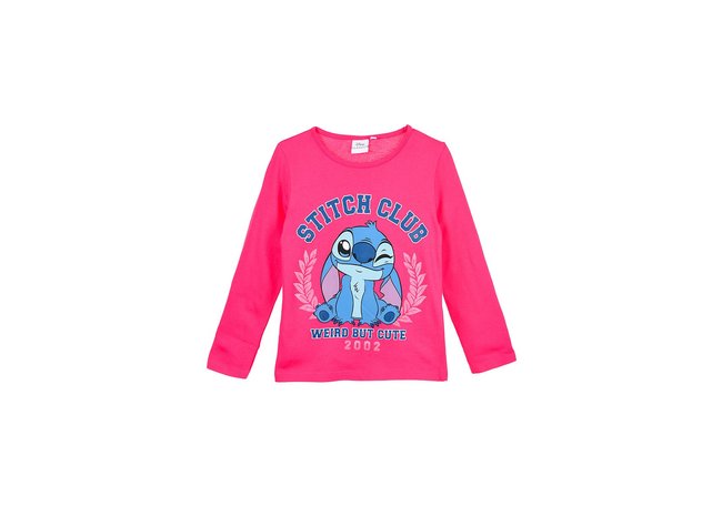 Manche longue stitch fuschia