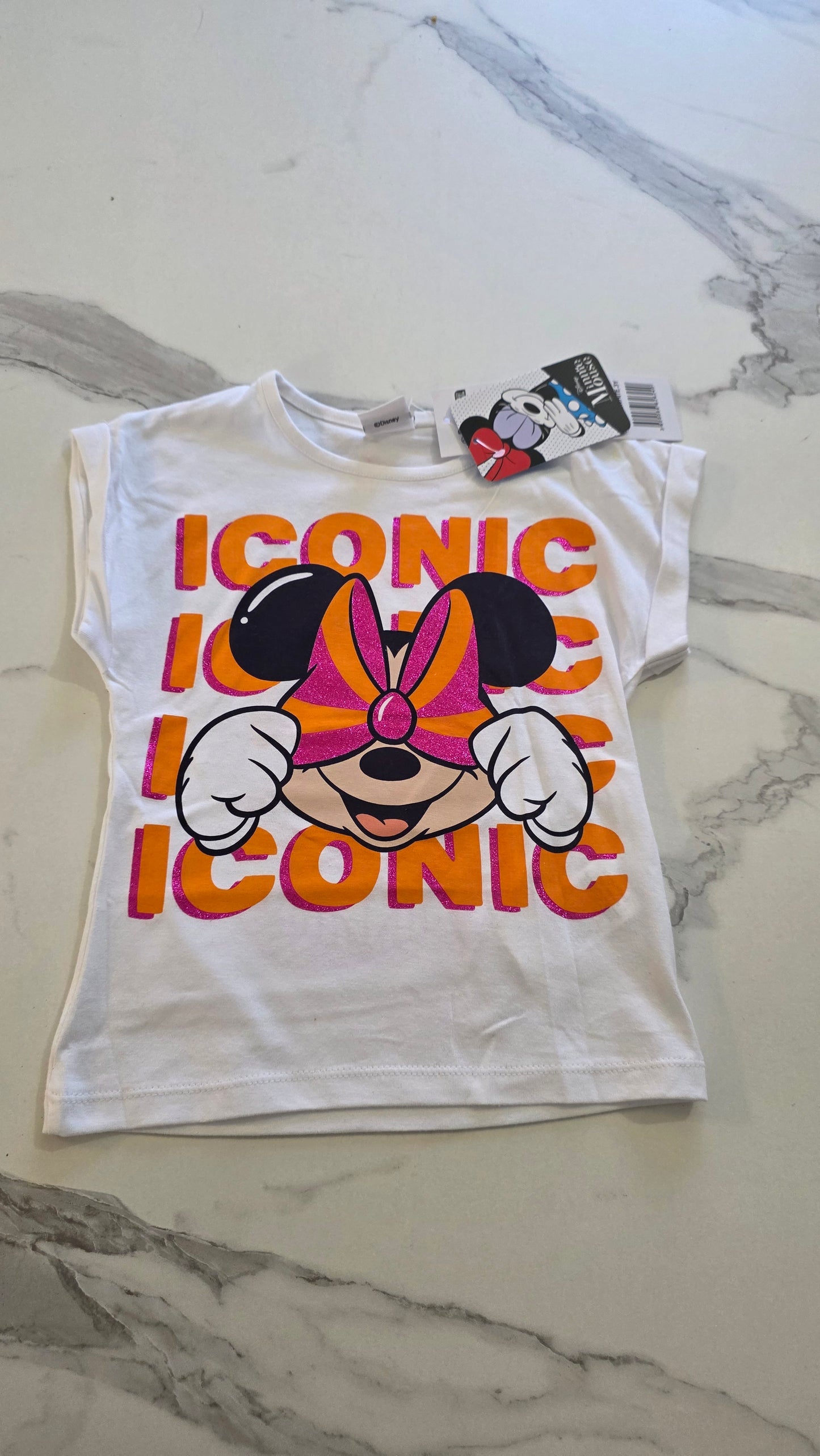 T-shirt minnie blanc