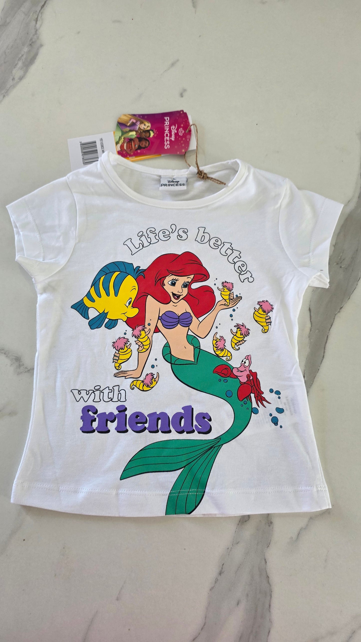 T-shirt ariel blanc