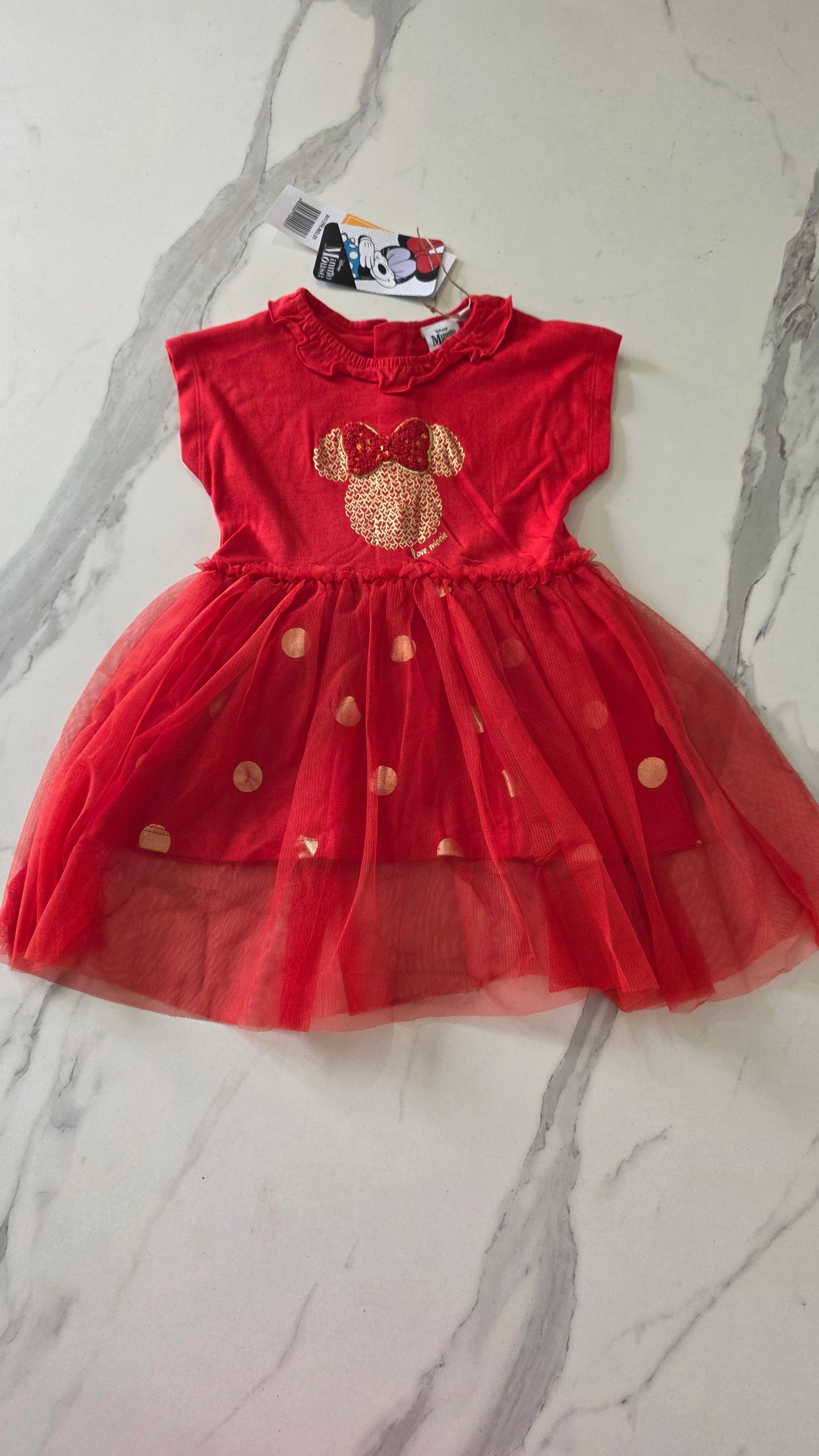 Robe minnie rouge