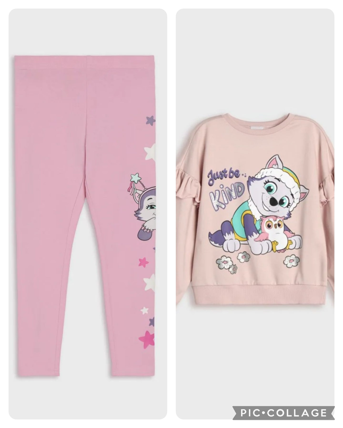 Ensemble pat patrouille rose