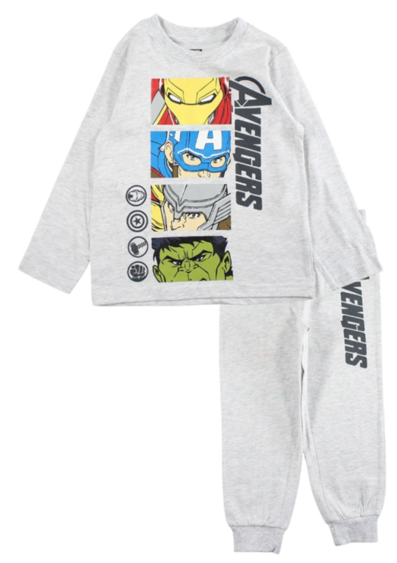 Pyjama avengers gris