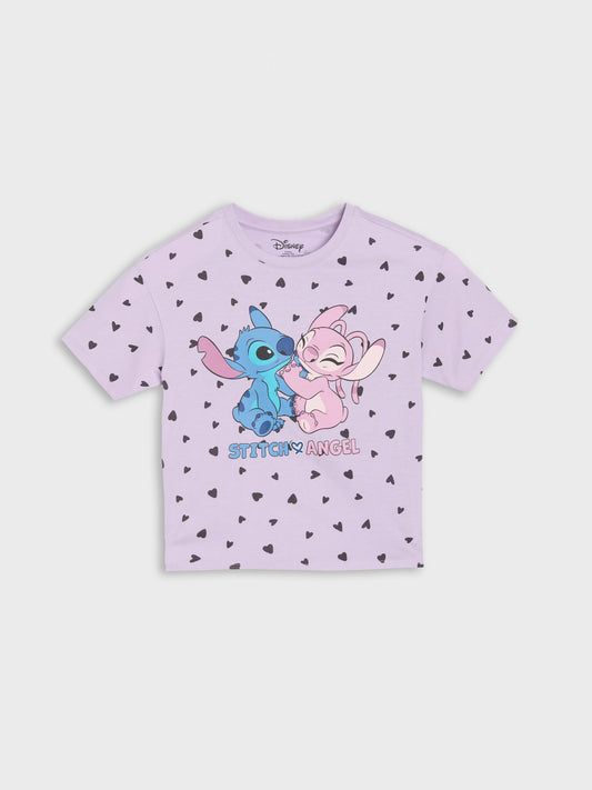 T-shirt stitch lavande