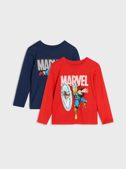 Lot de 2 manche longue avengers