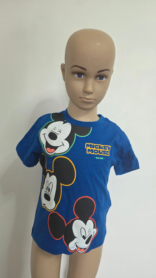 T-shirt mickey bleu