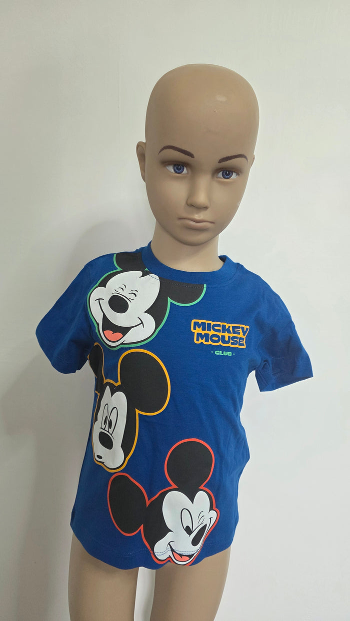 T-shirt mickey bleu