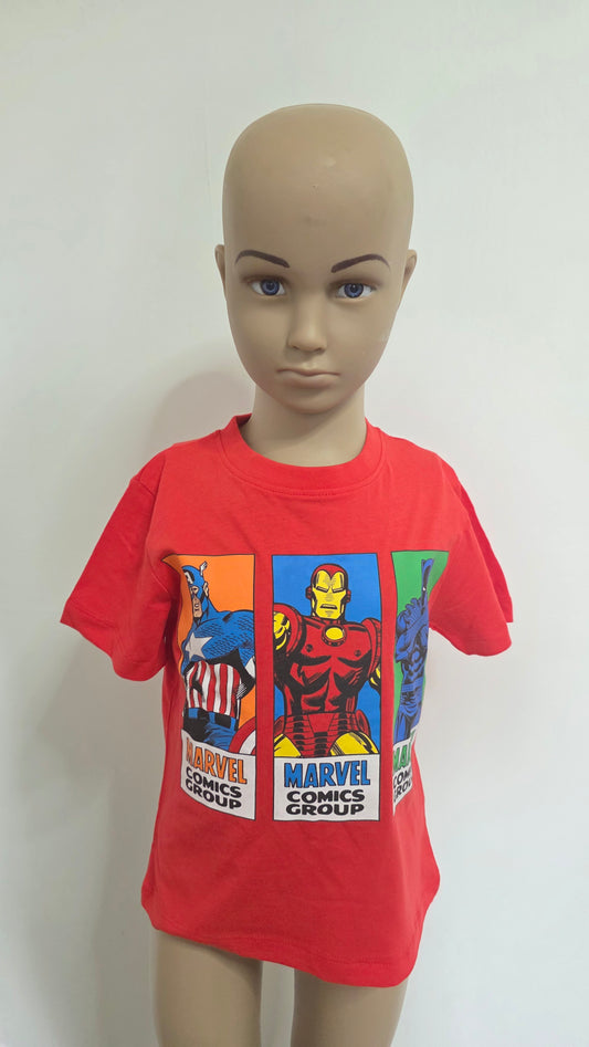 T-shirt marvel rouge
