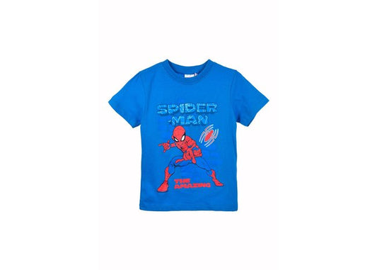 T-shirt spiderman bleu