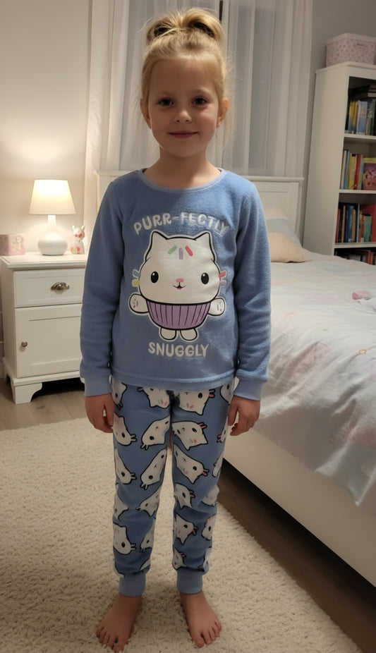 Pyjama Gabby chat bleu