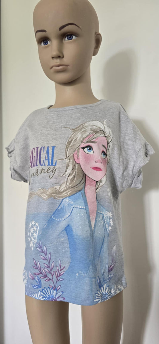 T-shirt reine des neiges gris