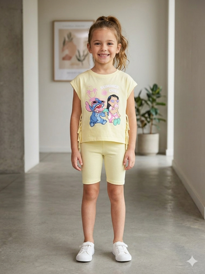 Ensemble stitch jaune
