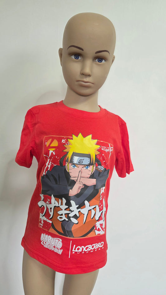 T-shirt naruto rouge
