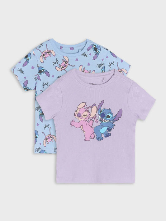 Lot de 2 t-shirts stitch