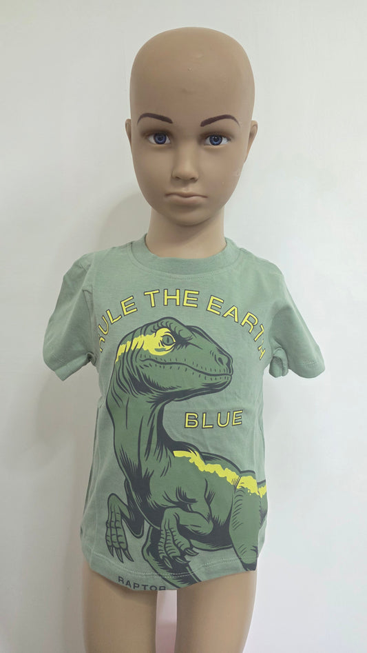 T-shirt jurassic world vert