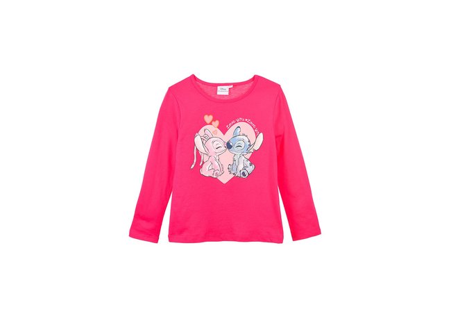 Manche longue stitch fuschia