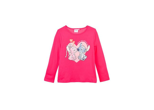 Manche longue stitch fuschia