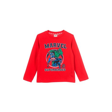 Manche longue marvel rouge