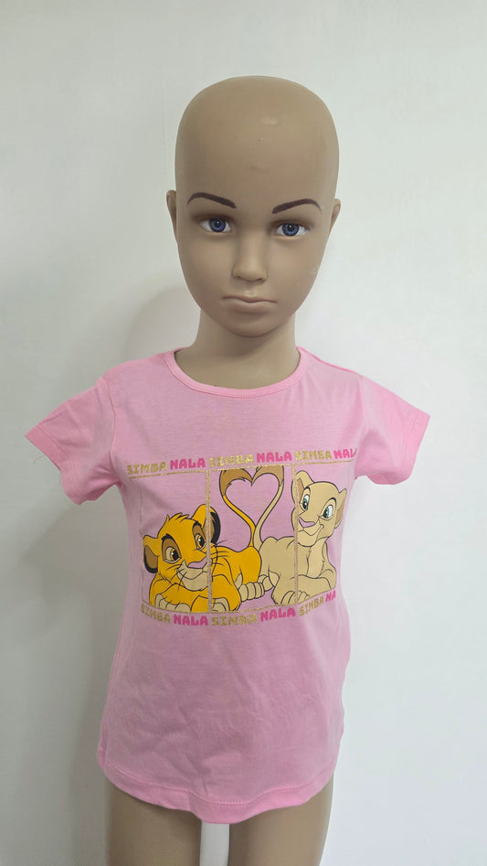T-shirt roi lion rose
