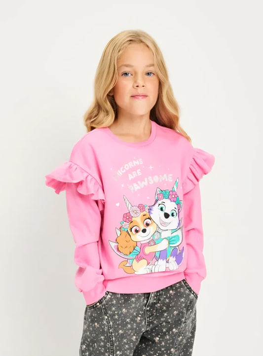 Pull pat patrouille rose