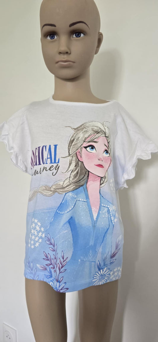 T-shirt reine des neiges blanc