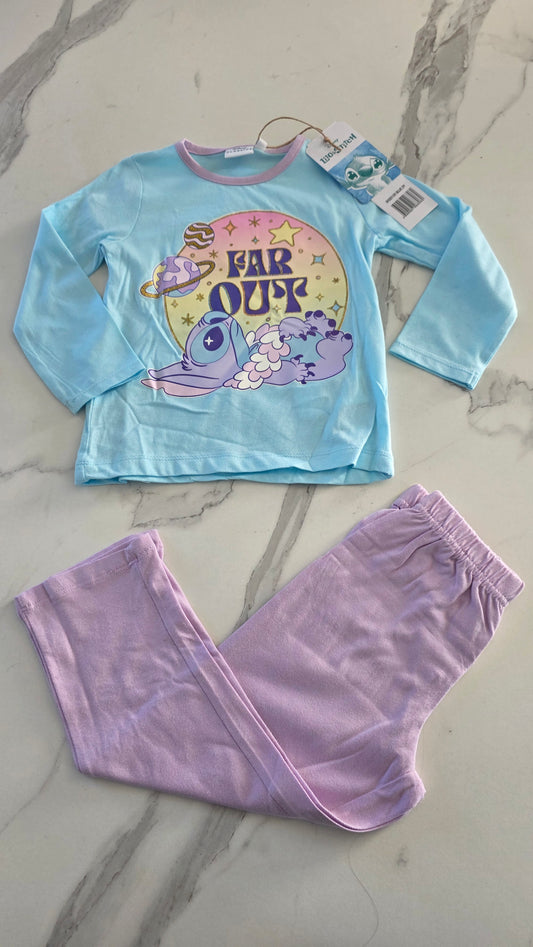 Pyjama stitch bleu violet