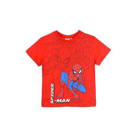 T-shirt spiderman rouge