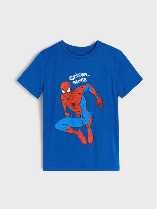 T-shirt spiderman bleu